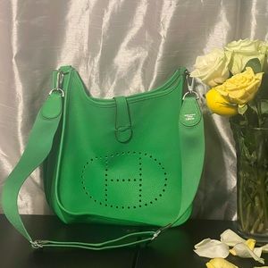 Hermés Eveline leather., crossbody bag